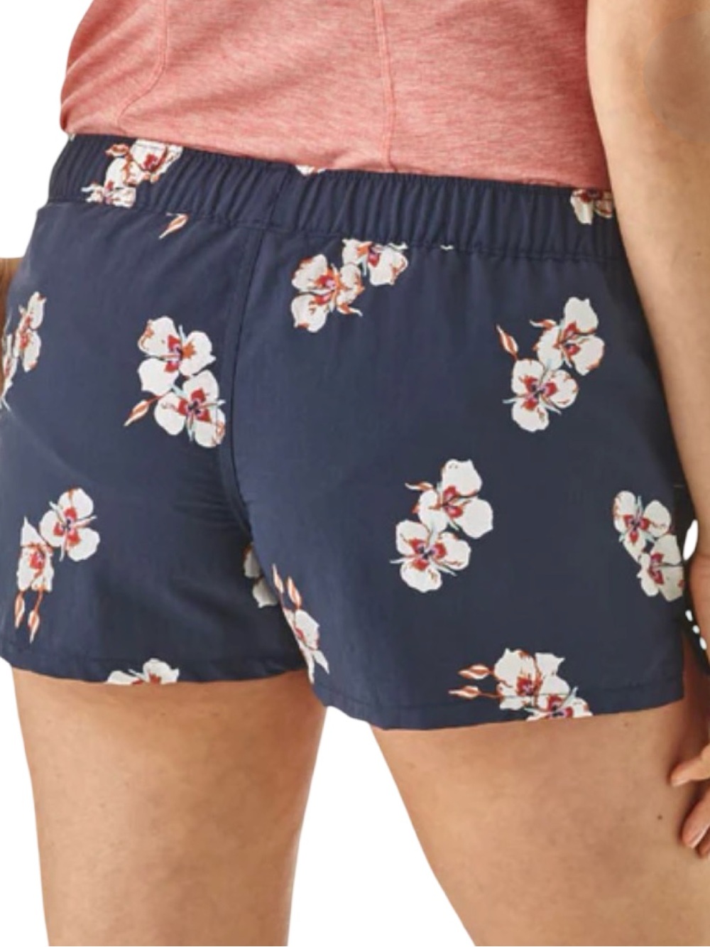 Patagonia Women's Barely Baggies Shorts (2.5") – Mariposa Lily Classic Navy Sz M - Picture 3 of 8
